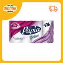 Туалетная бумага Papia Deluxe Роскошная мягкость 4 слоя Туалетная бумага Papia Deluxe Роскошная мягкость 4 слоя