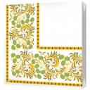 Салфетки Bulgaree green Медовый кант декоративные 33х33, 3 слоя Салфетки Bulgaree green Медовый кант декоративные 33х33, 3 слоя