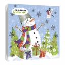 Салфетки бумажные Bulgaree Green Снеговик-затейник трехслойные 33x33 см 20 шт Салфетки бумажные Bulgaree Green Снеговик-затейник трехслойные 33x33 см 20 шт