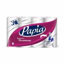 Полотенца бумажные Papia 3-слойные белые 4 рулона по 10.8 м Полотенца бумажные Papia 3-слойные белые 4 рулона по 10.8 м