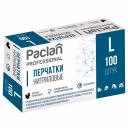 Перчатки Paclan Professional L, нитриловые, чёрные, 100 шт Перчатки Paclan Professional L, нитриловые, чёрные, 100 шт