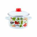 Цилиндрическая эмалированная кастрюля appetite Veggies 1RD221М Veggies Цилиндрическая эмалированная кастрюля appetite Veggies 1RD221М Veggies