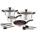 Набор посуды Tefal Comfort Max C973SB34 11 пр. 11 пр., серебристый Набор посуды Tefal Comfort Max C973SB34 11 пр. 11 пр., серебристый
