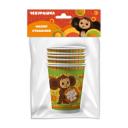 Набор бумажных стаканов Чебурашка 6 шт Набор бумажных стаканов Чебурашка 6 шт