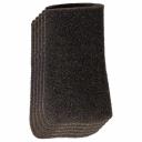 Комплект фильтров 70x120 мм против образования пены из 5 штук, защищает двигатель при влажной уборке пылесосом Einhell от грубых примесей. Фильтр против образования пены пригоден только при влажной уборке. Применяется в строительных пылесосах Einhell TC-VC 18/10 Li. Комплект фильтров 70x120 мм против образования пены из 5 штук, защищает двигатель при влажной уборке пылесосом Einhell от грубых примесей. Фильтр против образования пены пригоден только при влажной уборке. Применяется в строительных пылесосах Einhell TC-VC 18/10 Li.