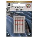 Игла/иглы Organ Universal 70, серебристый, 5 шт. Игла/иглы Organ Universal 70, серебристый, 5 шт.