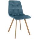 Стул тёмно-бирюзовый с ножками под дерево Bradex Home EAMES FR 0734 Стул тёмно-бирюзовый с ножками под дерево Bradex Home EAMES FR 0734