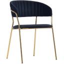 Стул чёрный с золотыми ножками Bradex Home Turin FR 0797 Стул чёрный с золотыми ножками Bradex Home Turin FR 0797