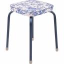 Табурет с квадратным сиденьем Nika Haushalt НТ1/J в стиле Де Жуи Табурет с квадратным сиденьем Nika Haushalt НТ1/J в стиле Де Жуи