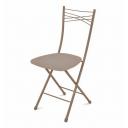 Стул Nika Ника 1 ССН1, металл/искусственная кожа, цвет: коричневый/коричневый Стул Nika Ника 1 ССН1, металл/искусственная кожа, цвет: коричневый/коричневый