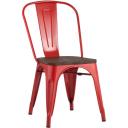 Стул Stool Group TOLIX WOOD красный глянцевый УТ000001188 Стул Stool Group TOLIX WOOD красный глянцевый УТ000001188