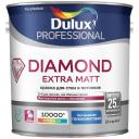 Краска водно-дисперсионная Dulux Diamond Extra Mat для стен и потолков база глубокоматовая f394 2.5 л 3.5 кг Краска водно-дисперсионная Dulux Diamond Extra Mat для стен и потолков база глубокоматовая f394 2.5 л 3.5 кг