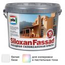 Краска фасадная Jobi Siloxanfassad матовая цвет белый база A 10 л Краска фасадная Jobi Siloxanfassad матовая цвет белый база A 10 л