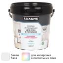 Краска для стен кухни и ванной Luxens матовая цвет белый база A 1 л Краска для стен кухни и ванной Luxens матовая цвет белый база A 1 л