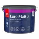Краска интерьерная Tikkurila/Tikkivala Euro Matt 3 база А белая 9 л Краска интерьерная Tikkurila/Tikkivala Euro Matt 3 база А белая 9 л