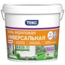 Эмаль акриловая (АК) ТЕКС универсальная Универсал матовая, А, матовая, белый, 5.27 кг, 2.7 л Эмаль акриловая (АК) ТЕКС универсальная Универсал матовая, А, матовая, белый, 5.27 кг, 2.7 л