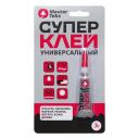 Секундный клей Masterteks 3 г Секундный клей Masterteks 3 г