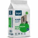 Клей для всех видов плитки и любых оснований Bergauf Maximum Plus 50332 Клей для всех видов плитки и любых оснований Bergauf Maximum Plus 50332