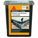 Краситель для бетона для кладочных и штукатурных смесей Sika SikaCem-1 черный 1 кг Краситель для бетона для кладочных и штукатурных смесей Sika SikaCem-1 черный 1 кг
