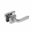 Ручка дверная Нора-М 500A 19936, комплект ручек, хром Ручка дверная Нора-М 500A 19936, комплект ручек, хром