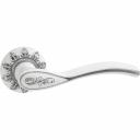 Дверная ручка Ренц Флория супер белый/хром блестящий INDH 17-10 SW/CP Дверная ручка Ренц Флория супер белый/хром блестящий INDH 17-10 SW/CP