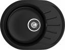 Мойка кухонная GranFest Rondo GF-R580L черный Мойка кухонная GranFest Rondo GF-R580L черный