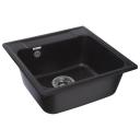 мойка GRANFEST QUARZ 48 480х480мм черный мойка GRANFEST QUARZ 48 480х480мм черный