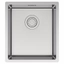 Мойки YUNI UNI изготовлены из пищевой нержавеющей стали AISI 304, обладающей превосходной коррозионной стойкостью и термоустойчивостью. Дизайн: Мойки YUNI UNI выполнены в классическом стиле, радиус скругления внутренних углов 25 мм упрощает уход за мойкой. Все модели YUNI UNI комплектуются интегрированными накладками на перелив, которые придают дизайну мойки завершенность. Материал: Мойки произведены цельнотянутым способом из стали AISI 304. Толщина стали составляет 1 мм, благодаря чему мойки не подвержены деформации и выдерживают большой вес посуды или продуктов. За счет того, что поверхность мойки имеет браширование, то есть сталь отшлифована с нанесением мелких равномерных царапин-рисок и имеет характерный «штриховой» узор, изделия долго сохраняют идеальный внешний вид. Монтаж: Мойки YUNI UNI могут быть установлены как врезным способом поверх столешницы, так и под столешницу (подстольный монтаж). Шумоизоляция: Мойки практически бесшумны под напором струи воды благодаря наличию специальной резиновой накладки снизу мойки, шумопоглощающего покрытия Stille на внешней стороне чаши и достаточно большой толщине металла 1 мм. Мойки YUNI UNI изготовлены из пищевой нержавеющей стали AISI 304, обладающей превосходной коррозионной стойкостью и термоустойчивостью. Дизайн: Мойки YUNI UNI выполнены в классическом стиле, радиус скругления внутренних углов 25 мм упрощает уход за мойкой. Все модели YUNI UNI комплектуются интегрированными накладками на перелив, которые придают дизайну мойки завершенность. Материал: Мойки произведены цельнотянутым способом из стали AISI 304. Толщина стали составляет 1 мм, благодаря чему мойки не подвержены деформации и выдерживают большой вес посуды или продуктов. За счет того, что поверхность мойки имеет браширование, то есть сталь отшлифована с нанесением мелких равномерных царапин-рисок и имеет характерный «штриховой» узор, изделия долго сохраняют идеальный внешний вид. Монтаж: Мойки YUNI UNI могут быть установлены как врезным способом поверх столешницы, так и под столешницу (подстольный монтаж). Шумоизоляция: Мойки практически бесшумны под напором струи воды благодаря наличию специальной резиновой накладки снизу мойки, шумопоглощающего покрытия Stille на внешней стороне чаши и достаточно большой толщине металла 1 мм.