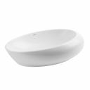 Раковина накладная овальная ABBER Bequem (AC2107MW) белая матовая Раковина накладная овальная ABBER Bequem (AC2107MW) белая матовая
