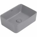 Накладная раковина Abber Rechteck AC2213MG матовая серая Накладная раковина Abber Rechteck AC2213MG матовая серая