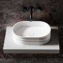 Раковина накладная ABBER Stein AS2650 белая матовая Раковина накладная ABBER Stein AS2650 белая матовая