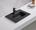 Встраиваемая раковина Gid 61 Bm9060s черная матовая Встраиваемая раковина Gid 61 Bm9060s черная матовая