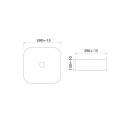 Умывальник накладной, 39 см, IDDIS Bridge (BRIBM04i27) черный Умывальник накладной, 39 см, IDDIS Bridge (BRIBM04i27) черный