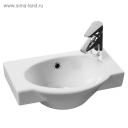 Раковина Santek «Форум-45» c правым отверстием под смеситель, без пьедестала Раковина Santek «Форум-45» c правым отверстием под смеситель, без пьедестала