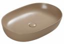 Накладная раковина SantiLine SL-1017KH коричневая матовая Накладная раковина SantiLine SL-1017KH коричневая матовая