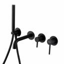 Смеситель для ванны Abber Wasser Kreis AF8130B черный матовый Смеситель для ванны Abber Wasser Kreis AF8130B черный матовый