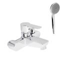 Смеситель для ванны Accoona A6008, однорычажный, с душевым набором, латунь, хром Смеситель для ванны Accoona A6008, однорычажный, с душевым набором, латунь, хром