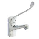 Смеситель для раковины Accoona A9041, однорычажный, с хирургической ручкой, хром Смеситель для раковины Accoona A9041, однорычажный, с хирургической ручкой, хром