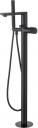 Напольный смеситель для ванны с душем Allen Brau Liberty 5.33012-31 С ВНУТРЕННЕЙ ЧАСТЬЮ, матовый черный Напольный смеситель для ванны с душем Allen Brau Liberty 5.33012-31 С ВНУТРЕННЕЙ ЧАСТЬЮ, матовый черный