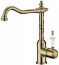 Смеситель для кухни Boheme Medici Ripresa бронза глянцевая ручка Provanse керамическая Смеситель для кухни Boheme Medici Ripresa бронза глянцевая ручка Provanse керамическая