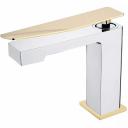 Смеситель для раковины Boheme Q хром - золото Смеситель для раковины Boheme Q хром - золото