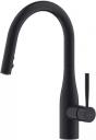 Смеситель для кухни Bravat Miranda F7164208BW-1B-ENG с выдвижным изливом черный Смеситель для кухни Bravat Miranda F7164208BW-1B-ENG с выдвижным изливом черный