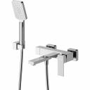 Смеситель для ванны и душа CEZARES однорычажный в комплекте с ручным душем, шлангом и держателем, хром SLIDER-VD-01 Смеситель для ванны и душа CEZARES однорычажный в комплекте с ручным душем, шлангом и держателем, хром SLIDER-VD-01