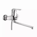 Смеситель с длинным изливом для ванны D-lin D146406 хром Смеситель с длинным изливом для ванны D-lin D146406 хром