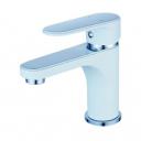 Смеситель Diadonna (Диадона) для раковины монолитный D87-110117W белый/хром Смеситель Diadonna (Диадона) для раковины монолитный D87-110117W белый/хром