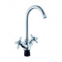 Смеситель для кухни с гибким изливом Эверест (Everest) Хром,Белый (B59-071A) Смеситель для кухни с гибким изливом Эверест (Everest) Хром,Белый (B59-071A)