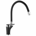 Смеситель для кухни Fashun A4081-7 черный, хром Смеситель для кухни Fashun A4081-7 черный, хром