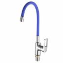 Смеситель для кухни Fashun A4253+B01 хром, синий Смеситель для кухни Fashun A4253+B01 хром, синий