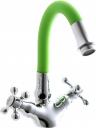 Смеситель для кухни Fashun A4419-B7261 хром, зеленый Смеситель для кухни Fashun A4419-B7261 хром, зеленый