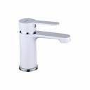 Смеситель для умывальника FRAP F1041 белый, хром 537588 Смеситель для умывальника FRAP F1041 белый, хром 537588